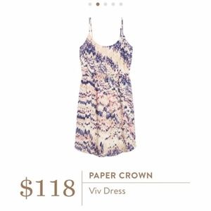 Paper Crown Viv Dress Sleeveless Stitch Fix Medium